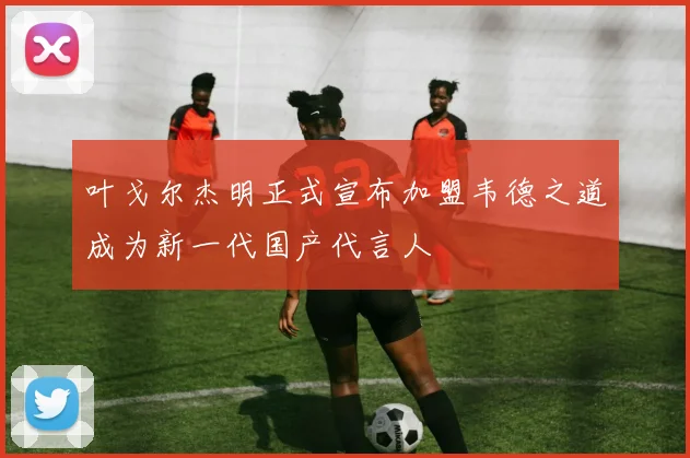 叶戈尔杰明正式宣布加盟韦德之道成为新一代国产代言人